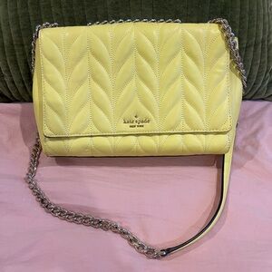 Kate Spade Lemon Quilted Crossbody Bag